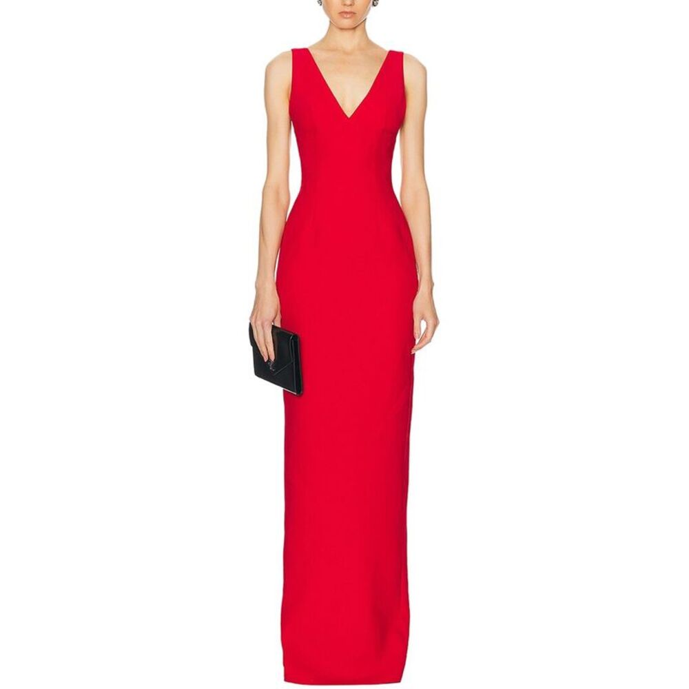 Vera Dolini Womens  Solid Maxi Dress